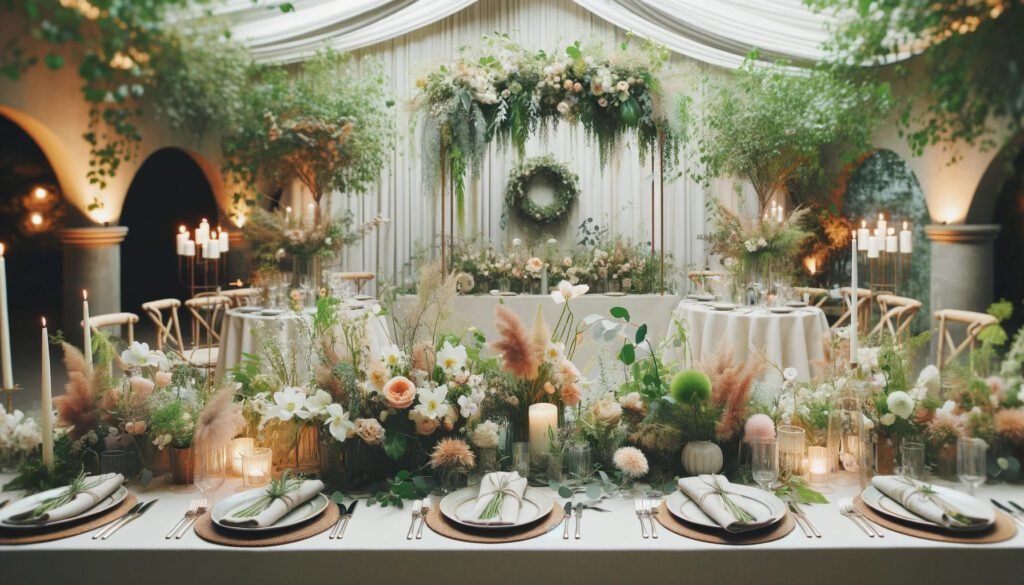 Tema Floral y Natural de Decoración para Primera Comunión